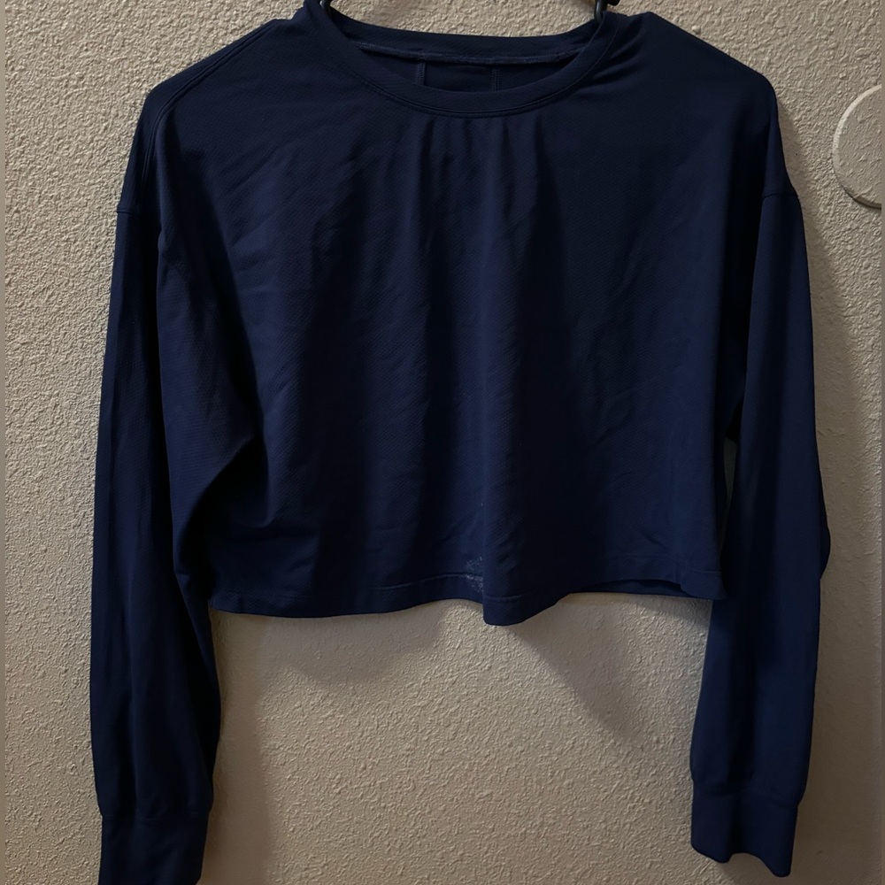 Lululemon Navy Muscle Tee Size 2